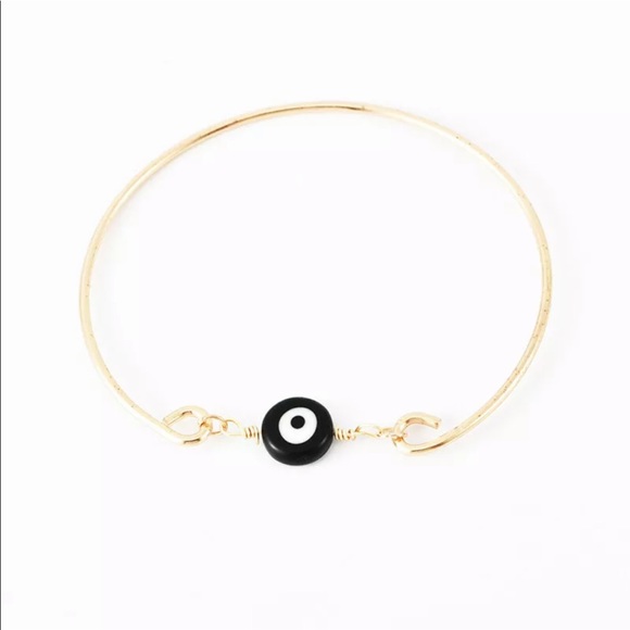 New Style✨ Black & Gold Evil Eye Bracelet Set 🧿 - Picture 3 of 7